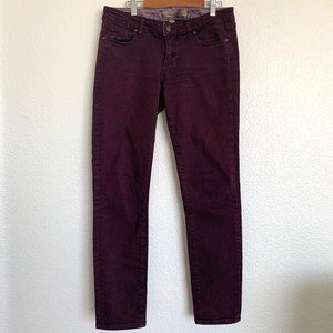 PAIGE Skyline Purple Skinny Jeans Size 28